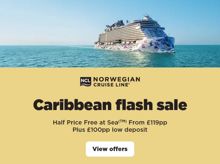 Caribbean Flash Sale Low Deposit from £100pp